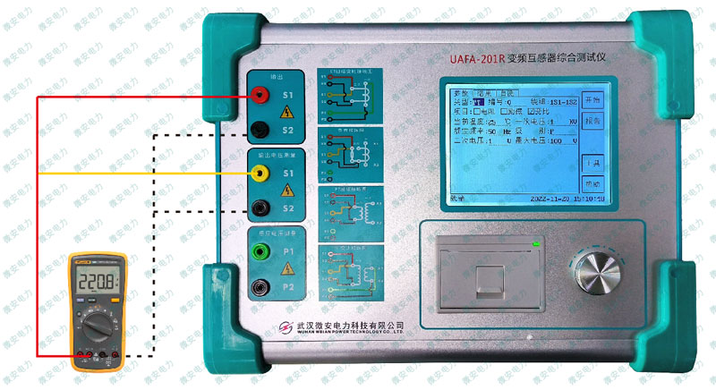 变频互感器测试仪自检方法