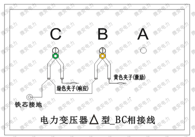 电力变压器Δ_BC试验接线