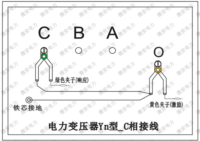 Yn型变压器_C相接线