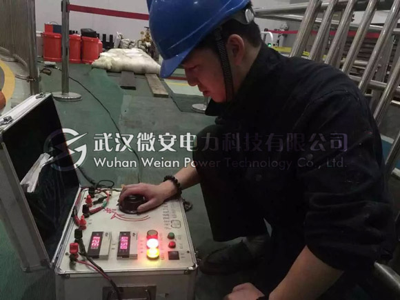 发电机交流耐压试验现场
