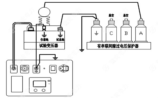 过电压保护器测试仪接线图